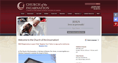 Desktop Screenshot of incarnation-church.org